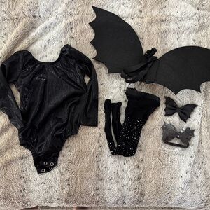 Black Bat Costume Set for baby